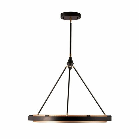 ALORA Duo Black Gold Pendants PD302732CBGs